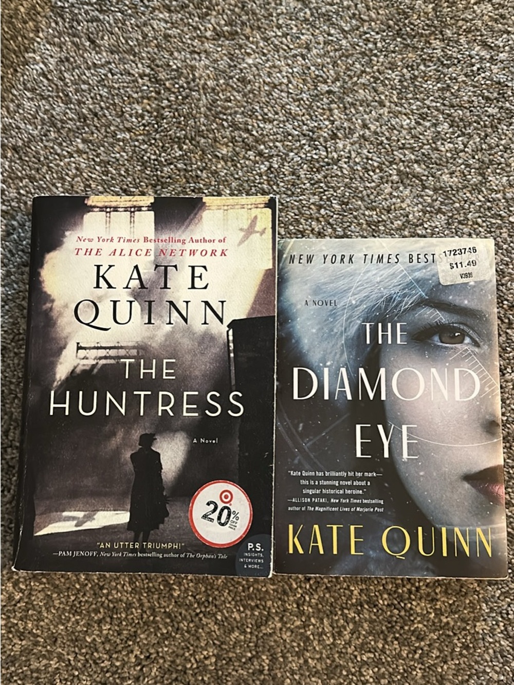 kate quinn paperback set - black, blue